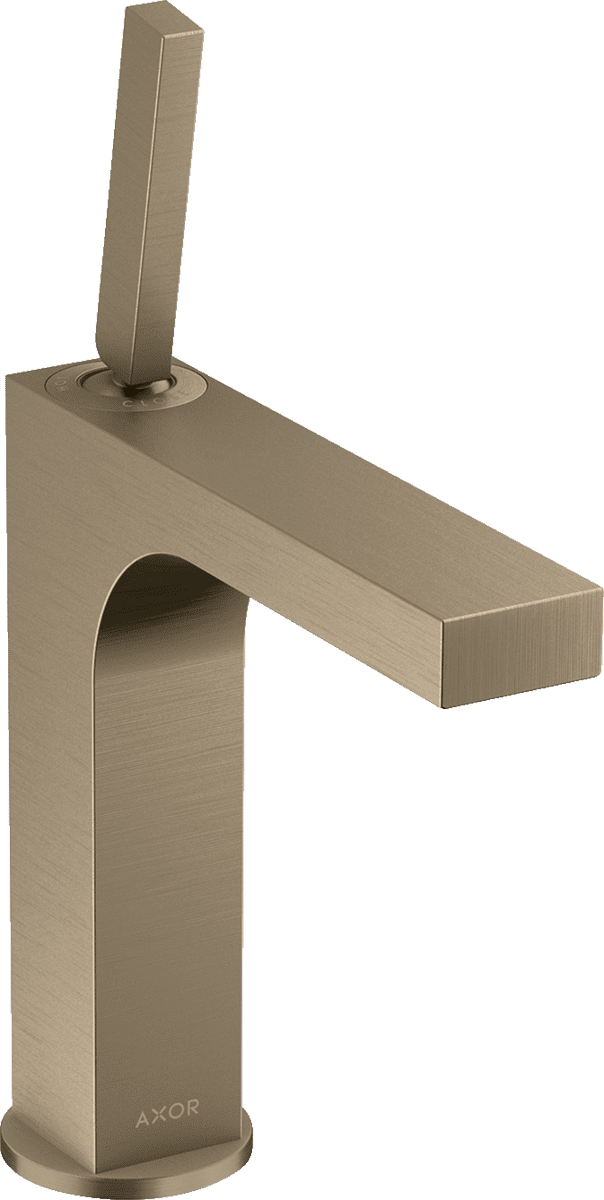 HANSGROHE AXOR Citterio Einhebel-Waschtischmischer 160 mit Pingriff und Ablaufgarnitur #39032820 - Brushed Nickel