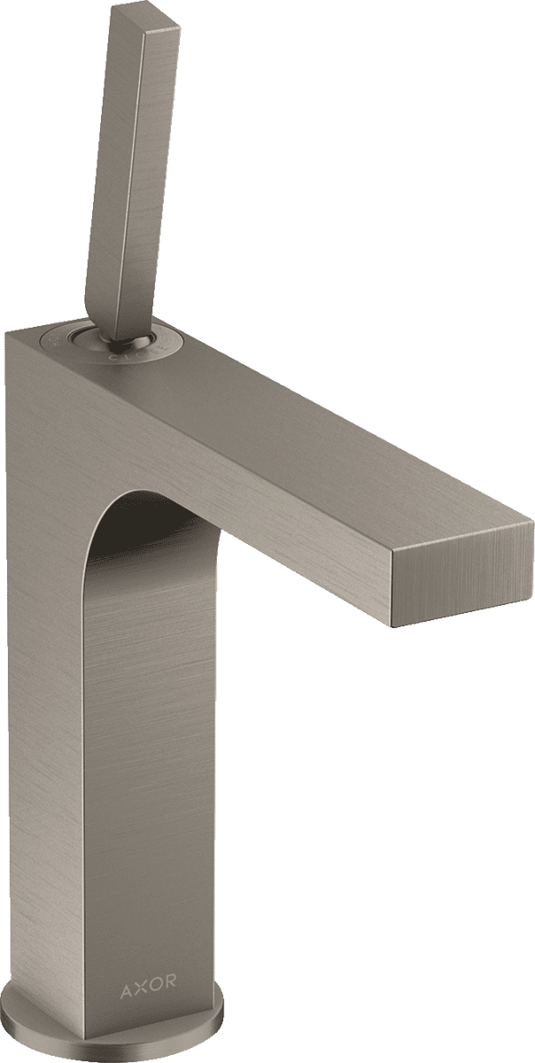 HANSGROHE AXOR Citterio Einhebel-Waschtischmischer 160 mit Pingriff und Ablaufgarnitur #39032800 - Edelstahl Optic