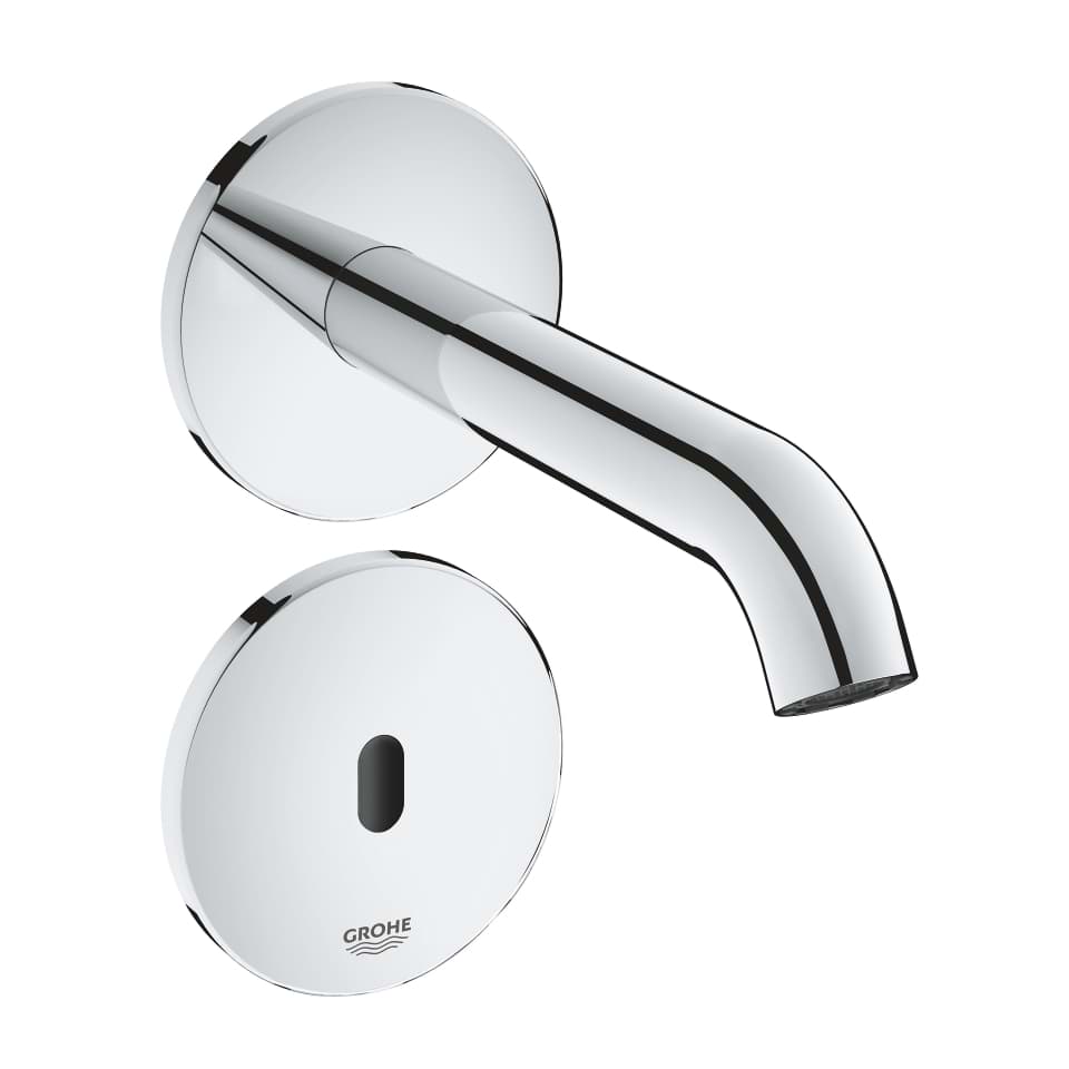 Picture of GROHE Essence E Infra-red electronic wall basin tap without mixing device Chrome #36447000