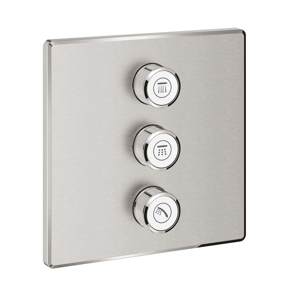 Picture of GROHE Grohtherm SmartControl Triple volume control trim supersteel #29127DC0