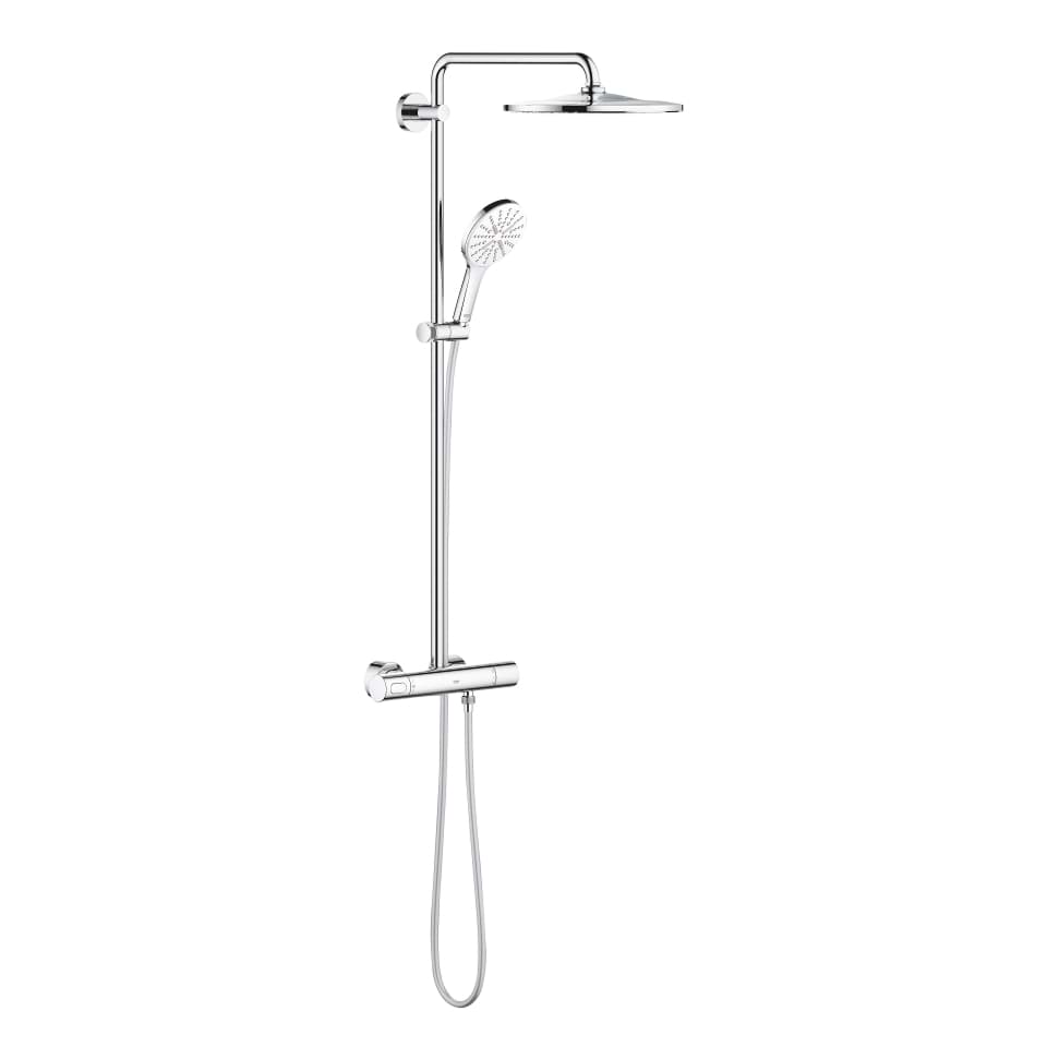 Picture of GROHE Rainshower SmartActive 310 Shower system with thermostat for wall mounting moon white #26648LS0
