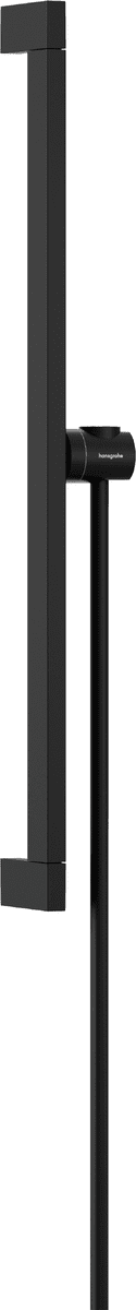 Bild von HANSGROHE Unica Brausestange E Puro 65 cm mit Easy Slide Handbrausehalter und Isiflex Brauseschlauch 160 cm #24404670 - Mattschwarz