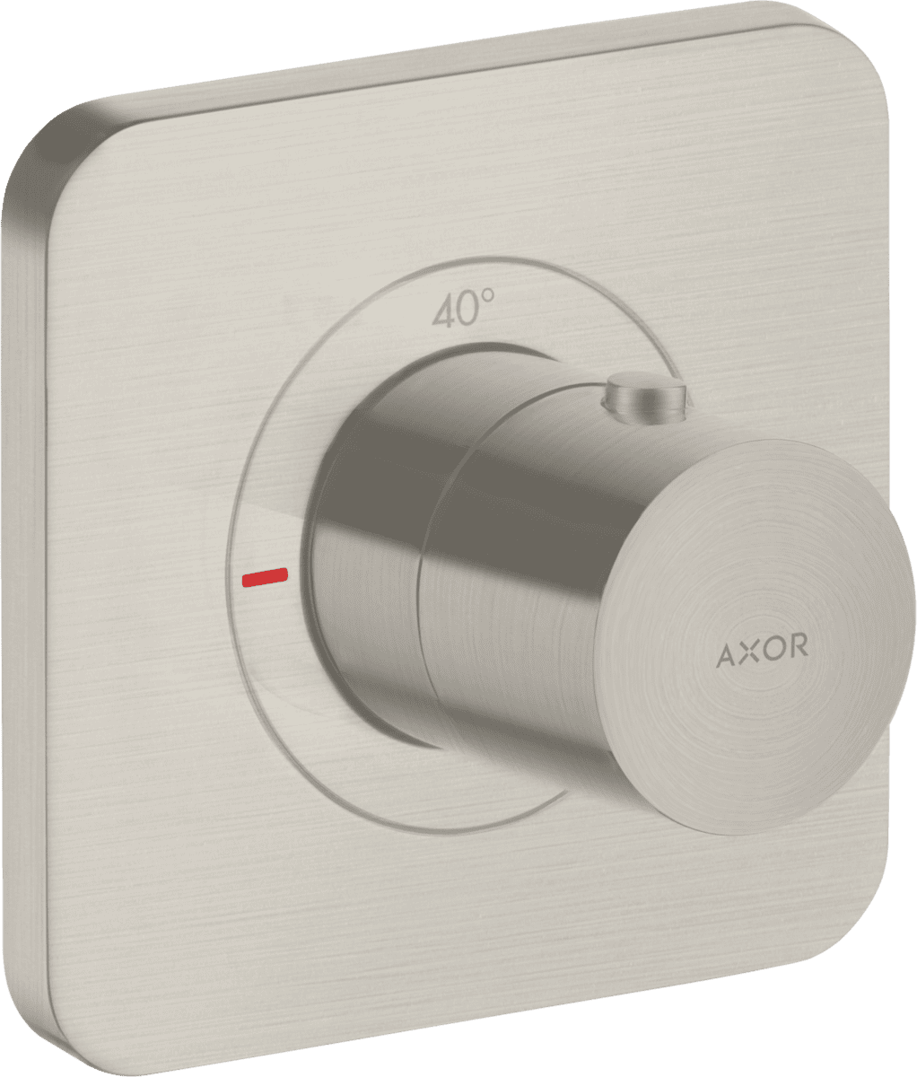 HANSGROHE AXOR Citterio E Thermostat 120/120 Unterputz #36702800 - Edelstahl Optic