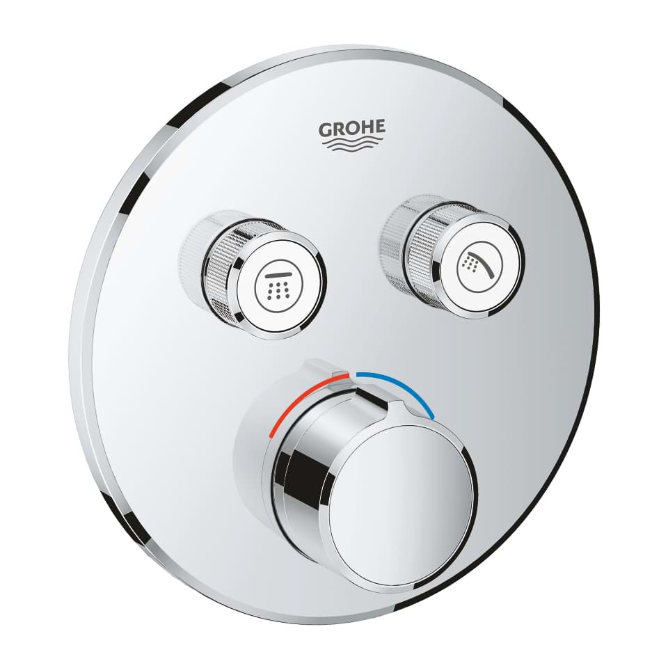 GROHE SmartControl Unterputzmischer mit 2 Absperrventilen #29145000 - chrom