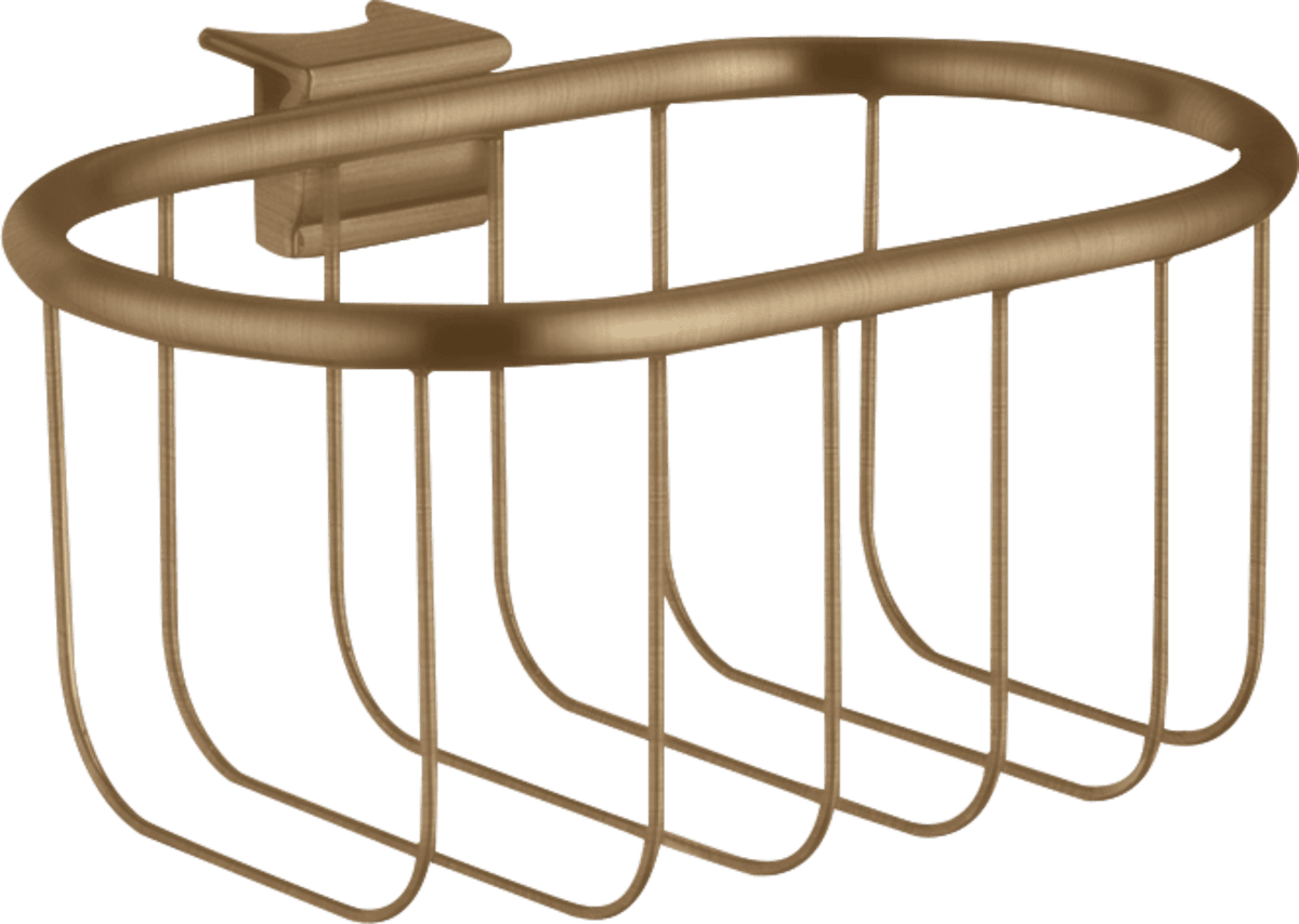 HANSGROHE AXOR Montreux Seifenkorb 160/83 #42066140 - Brushed Bronze
