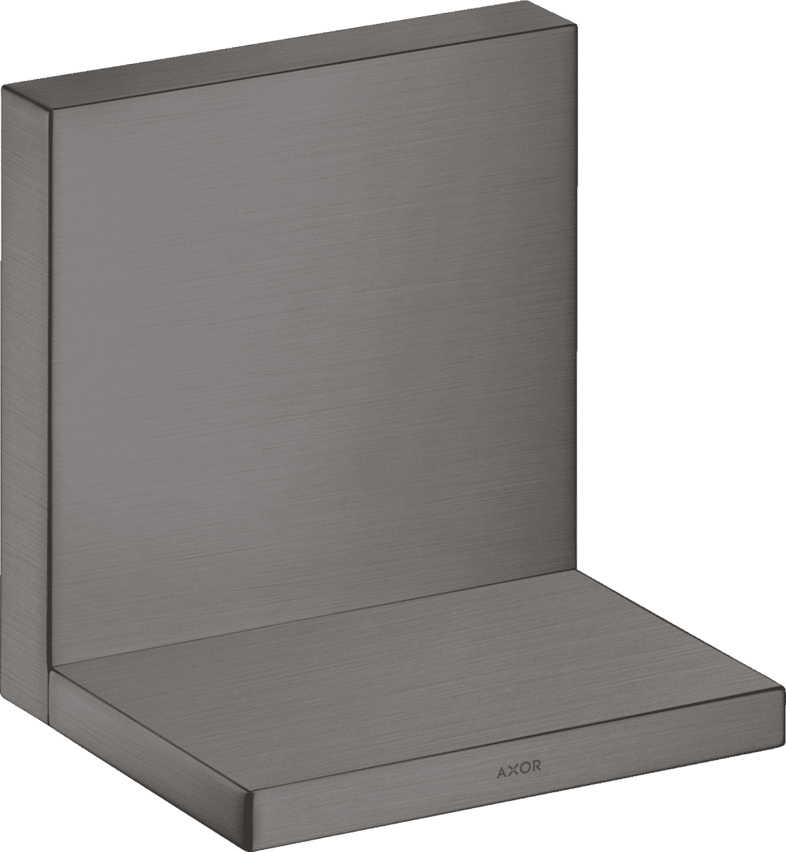 HANSGROHE AXOR ShowerSolutions Ablage 120/120 #40872340 - Brushed Black Chrome