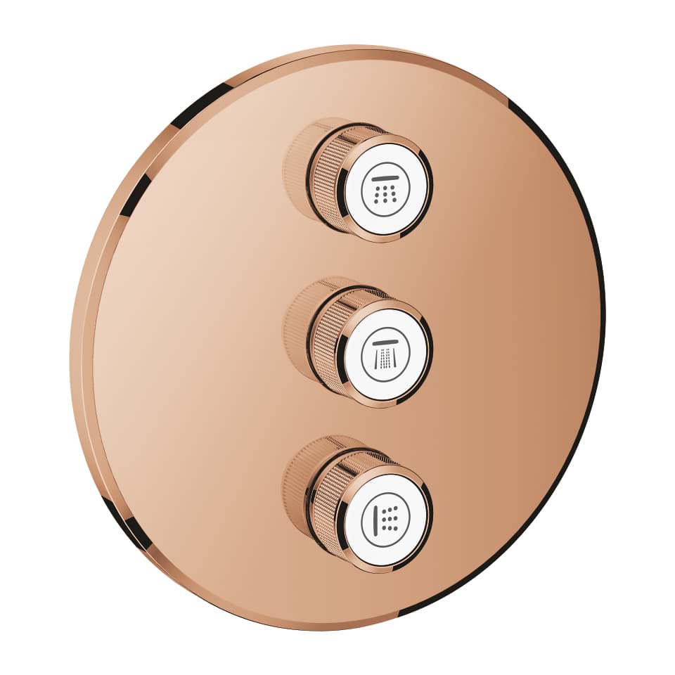 GROHE Grohtherm SmartControl 3-fach Unterputzventil #29122DA0 - warm sunset