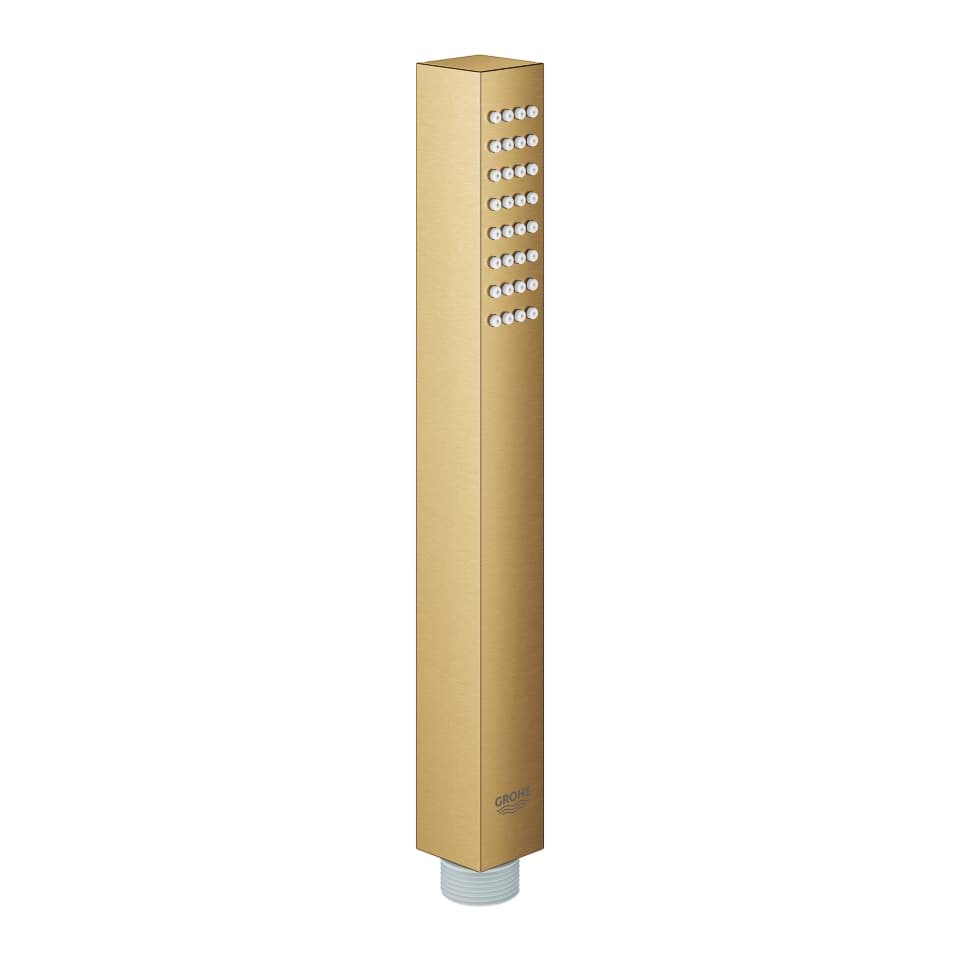 Bild von GROHE Euphoria Cube+ Stick Handbrause 1 Strahlart #27888GN0 - cool sunrise gebürstet