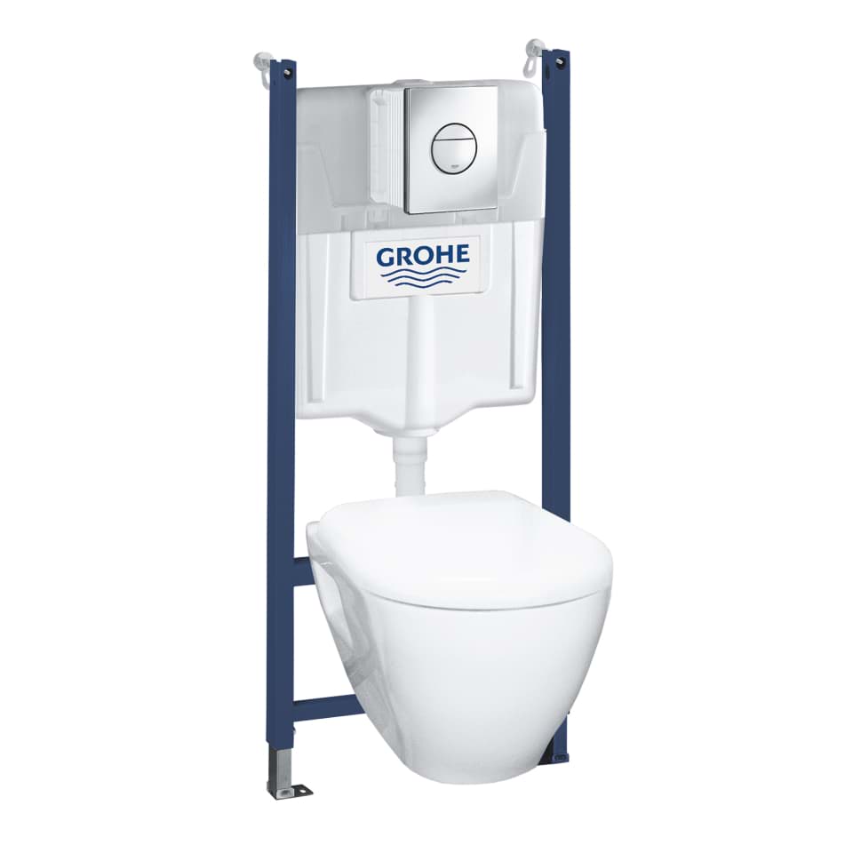 GROHE Solido Compact 4-in-1 set for WC #38950000 - chrome resmi