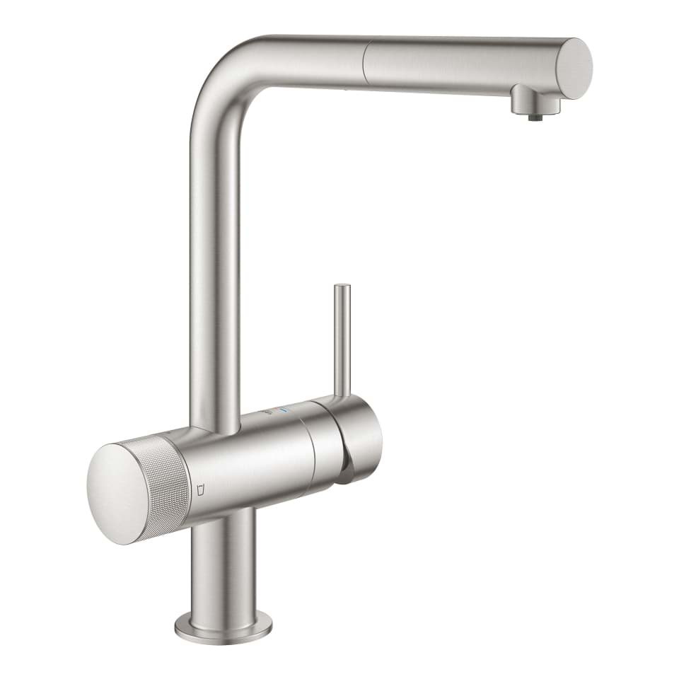 GROHE Blue Pure Minta Einhand-Spültischbatterie mit Filterfunktion #31721DC0 - supersteel