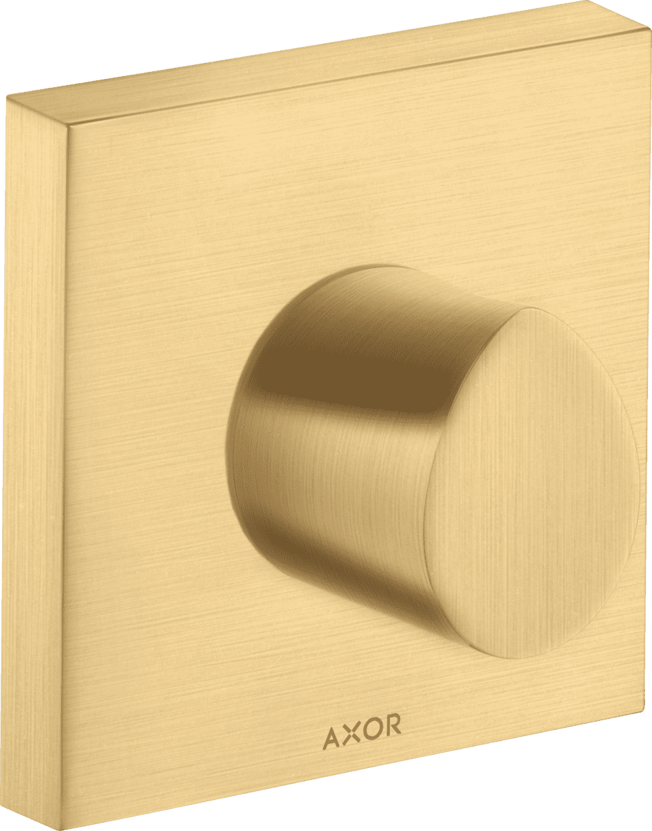 HANSGROHE AXOR Starck Organic Absperrventil 120/120 Unterputz #12771250 - Brushed Gold Optic