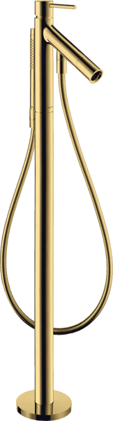 Bild von HANSGROHE AXOR Starck Einhebel-Wannenmischer bodenstehend mit Pingriff #10456990 - Polished Gold Optic
