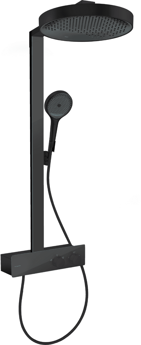 HANSGROHE Rainfinity Showerpipe 360 1jet mit ShowerTablet 350 #26853670 - Mattschwarz