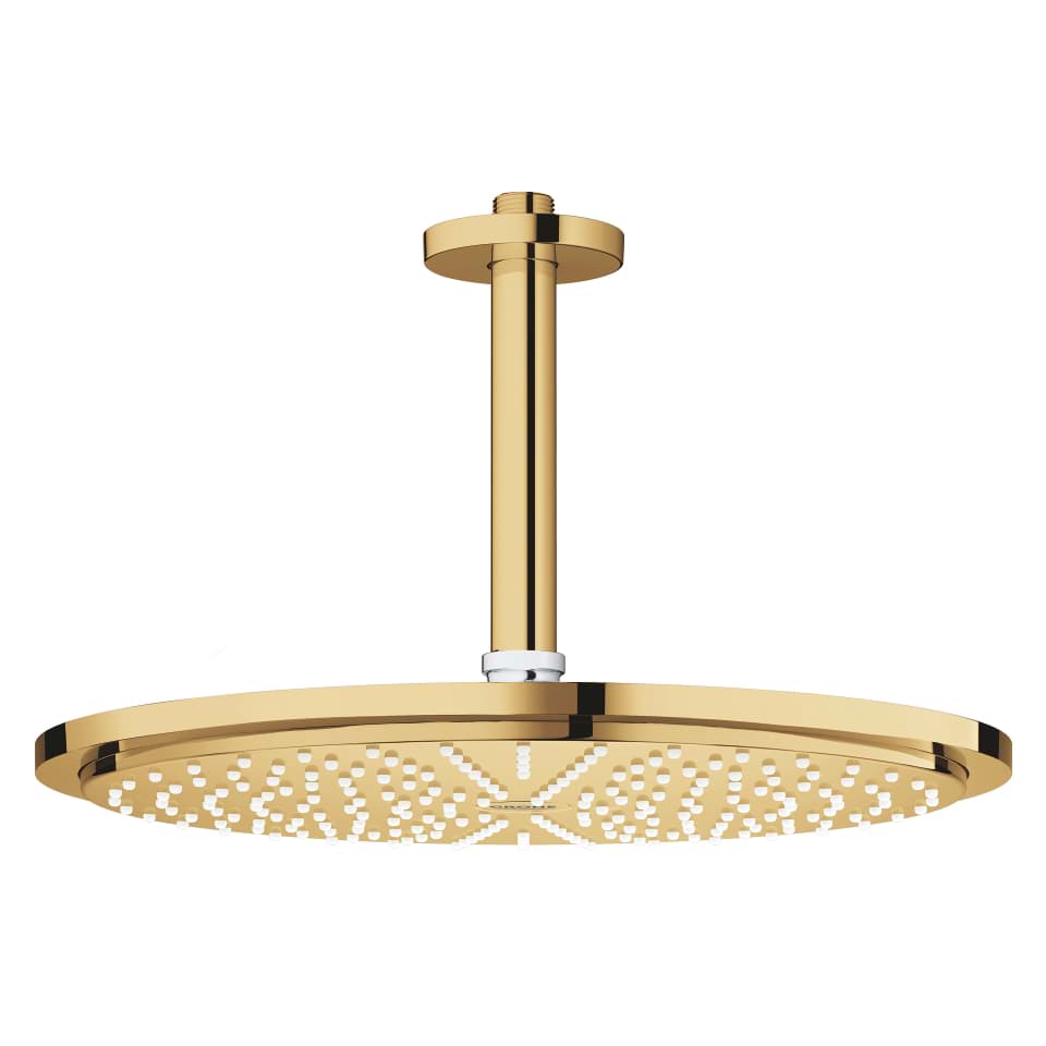 GROHE Rainshower Cosmopolitan 310 Kopfbrause-Set Deckenauslass 142 mm, 1 Stahlart #26067GL0 - cool sunrise