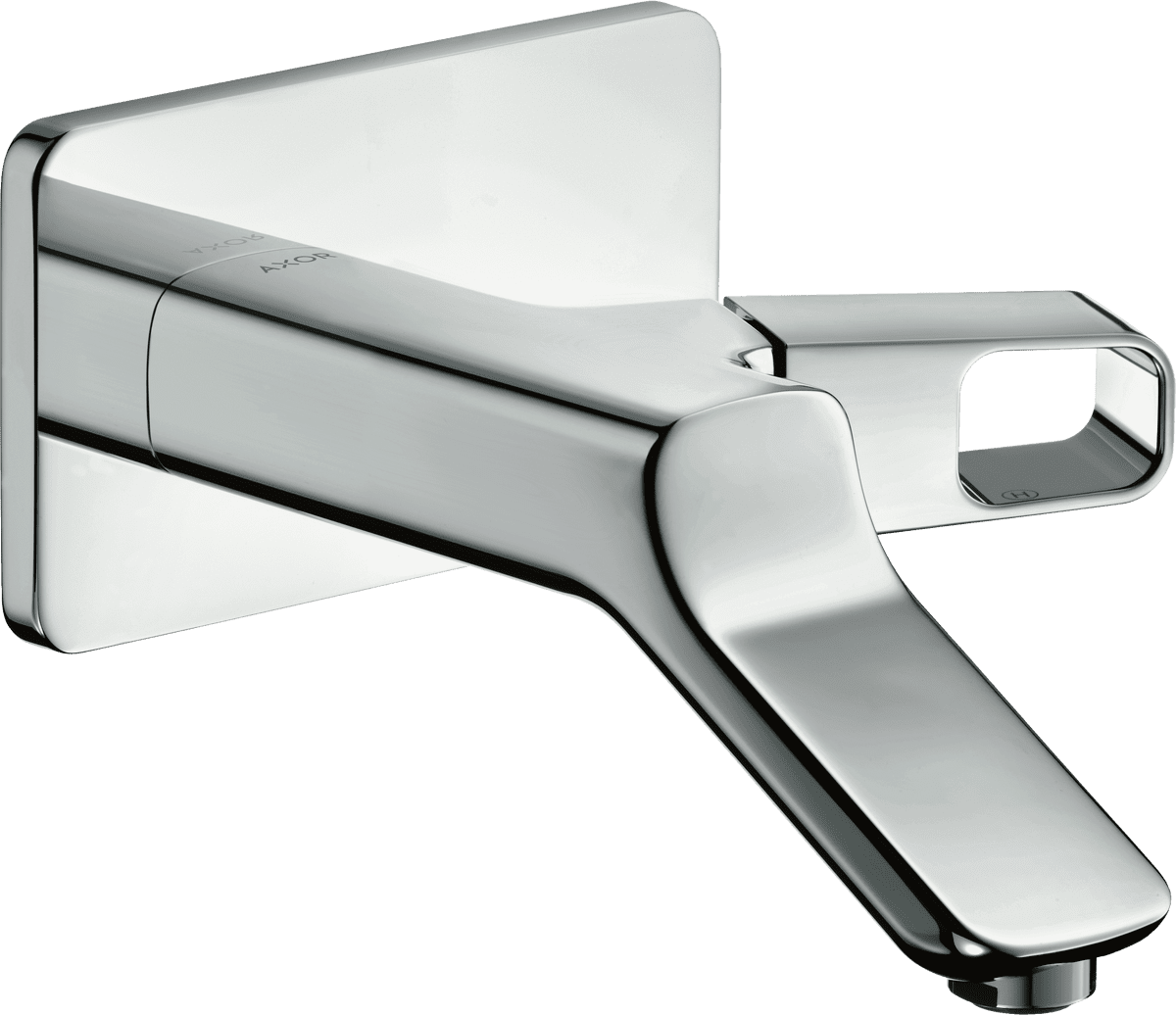 Зображення з  HANSGROHE AXOR Urquiola Single lever basin mixer for concealed installation wall-mounted with spout 200 mm #11026820 - Brushed Nickel