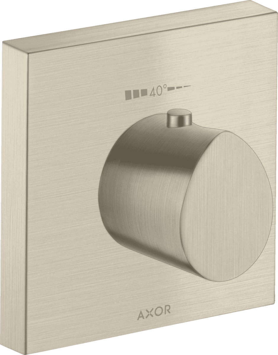 HANSGROHE AXOR Starck Organic Thermostat HighFlow 120/120 Unterputz #12712820 - Brushed Nickel