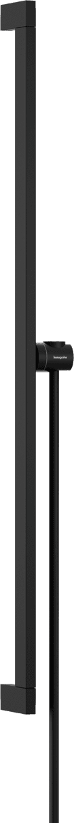 Bild von HANSGROHE Unica Brausestange E Puro 90 cm mit Easy Slide Handbrausehalter und Isiflex Brauseschlauch 160 cm #24403670 - Mattschwarz