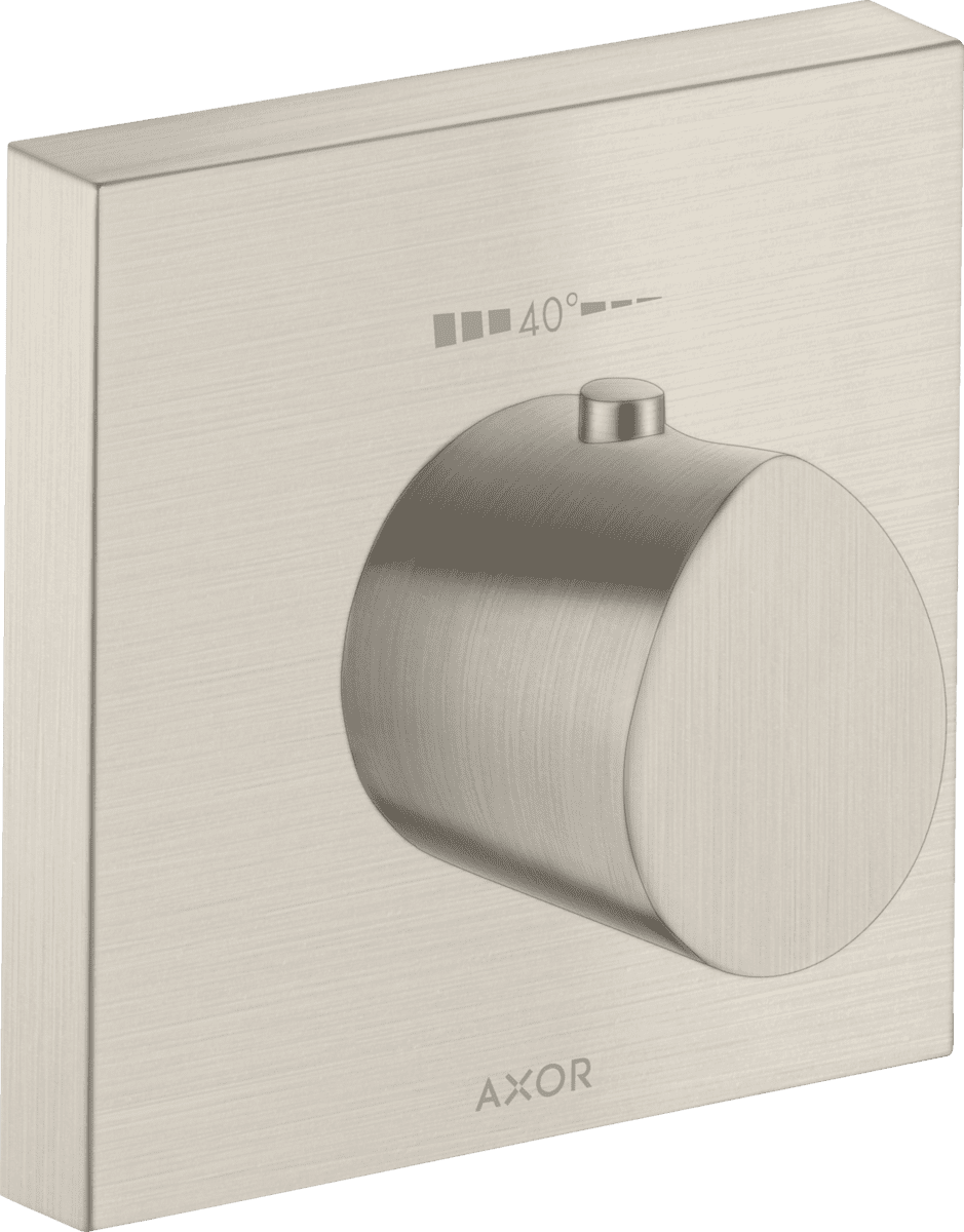 HANSGROHE AXOR Starck Organic Thermostat HighFlow 120/120 Unterputz #12712800 - Edelstahl Optic