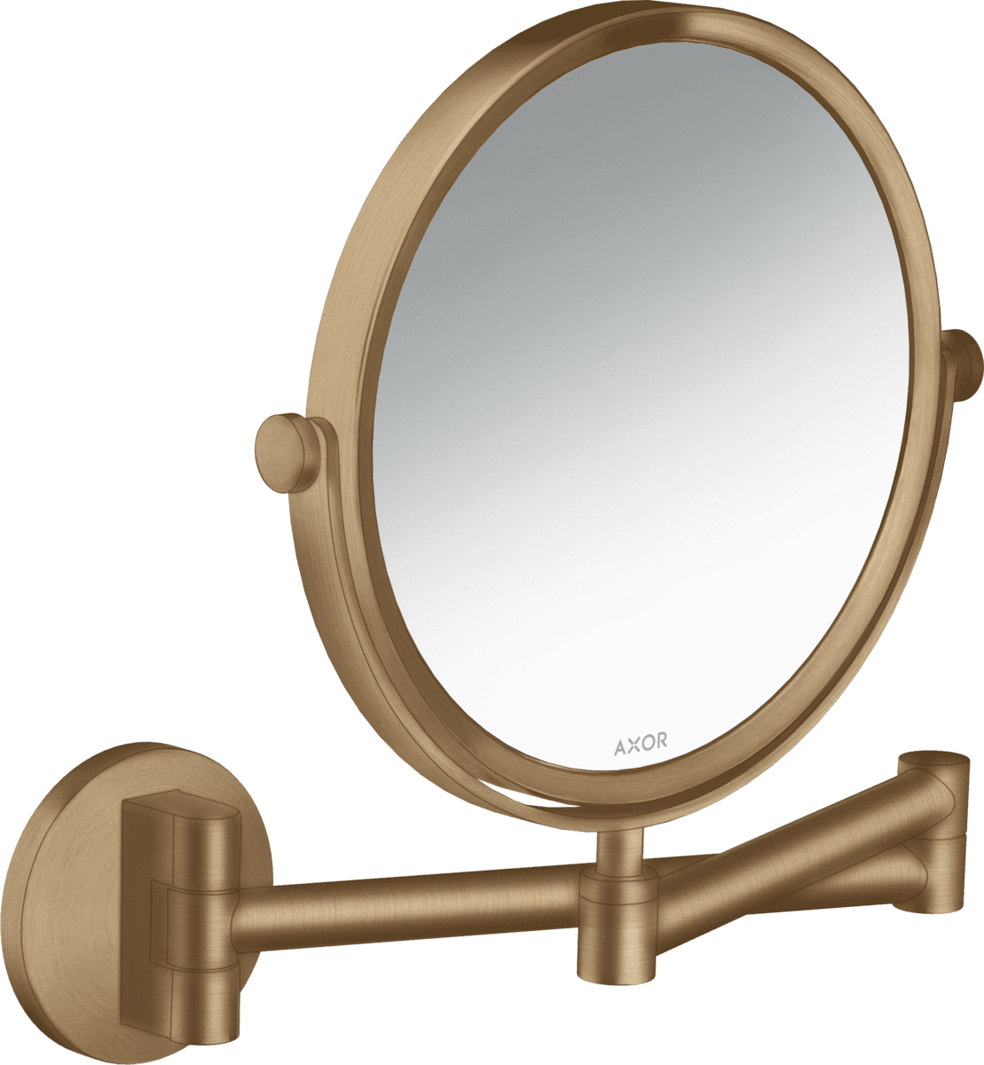 εικόνα του HANSGROHE AXOR Universal Circular Shaving mirror #42849140 - Brushed Bronze