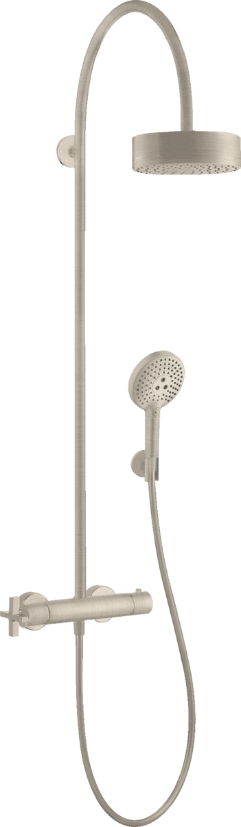 HANSGROHE AXOR Citterio Showerpipe mit Thermostat und Kopfbrause 180 1jet #39670820