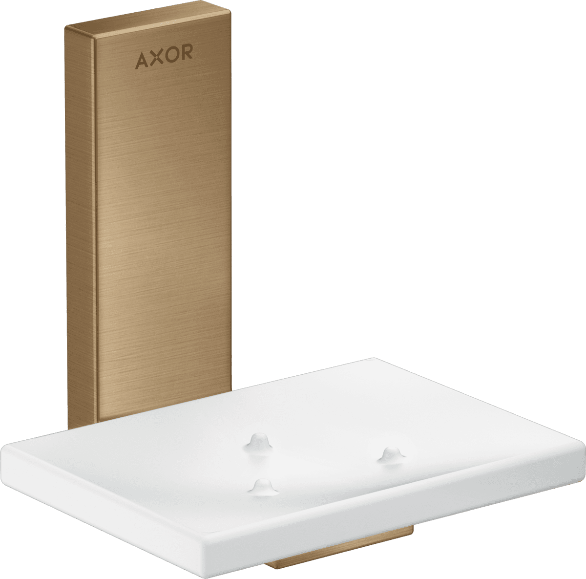 Picture of HANSGROHE AXOR Universal Rectangular Soap dish #42605140 - Brushed Bronze