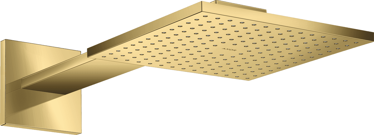 Зображення з  HANSGROHE AXOR ShowerSolutions Overhead shower 250/250 1jet with shower arm #35306990 - Polished Gold Optic