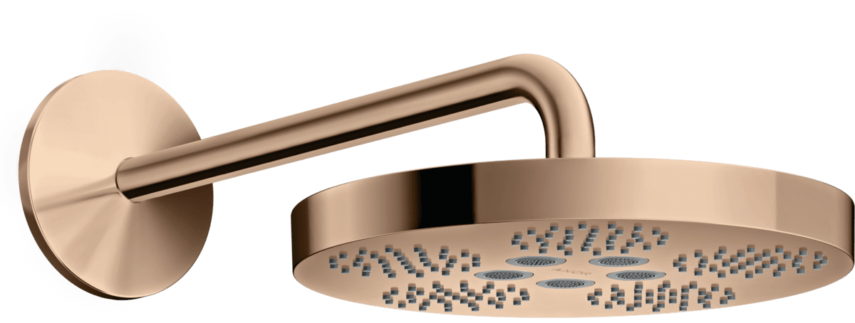 Bild von HANSGROHE AXOR One Kopfbrause 280 1jet mit Brausearm Polished Red Gold 48491300