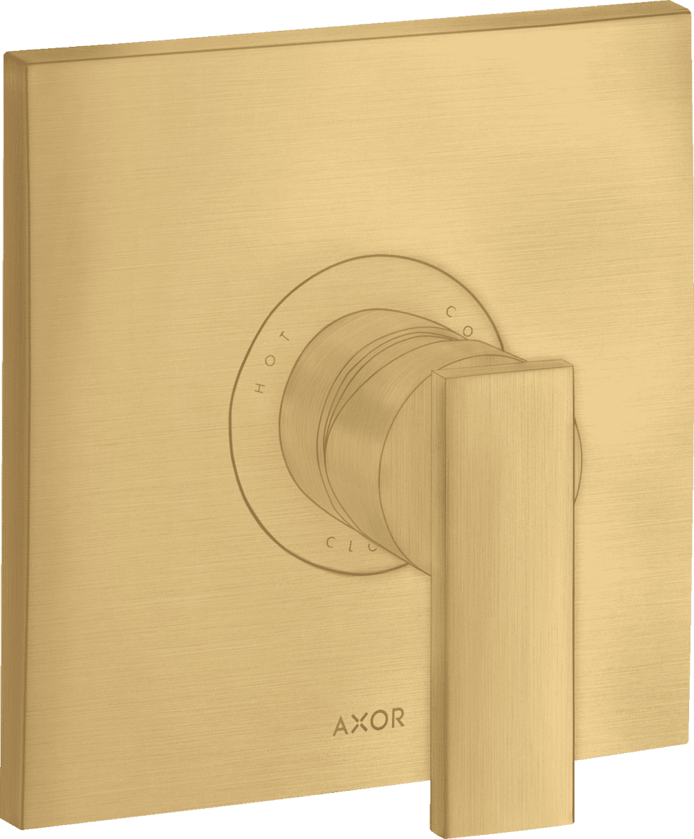 HANSGROHE AXOR Citterio Einhebel-Brausemischer Unterputz mit Hebelgriff #39655250 - Brushed Gold Optic