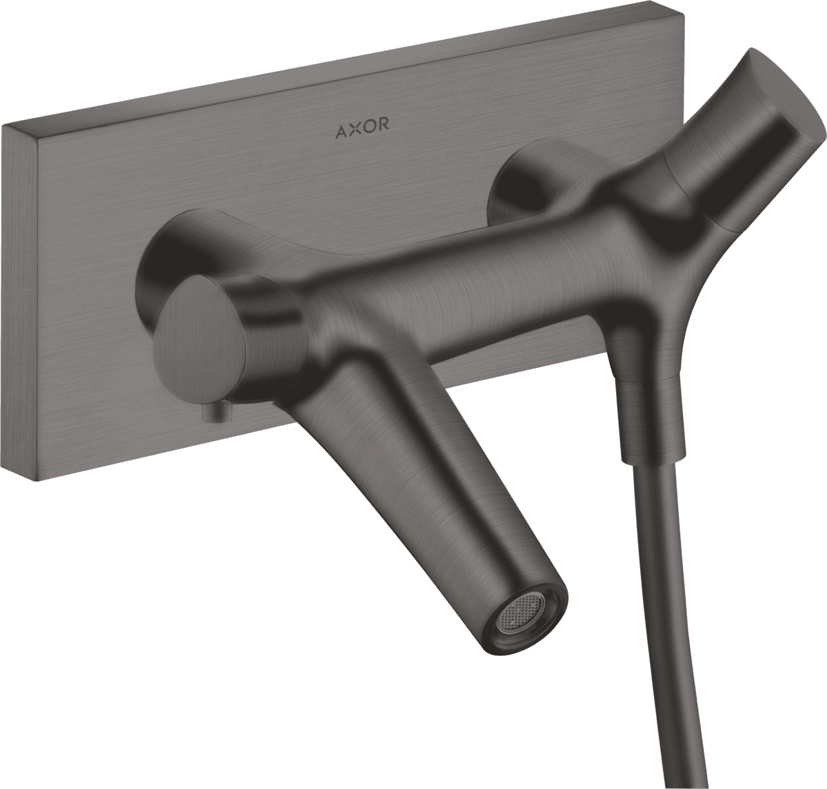 HANSGROHE AXOR Starck Organic Wannenthermostat Aufputz #12410340 - Brushed Black Chrome