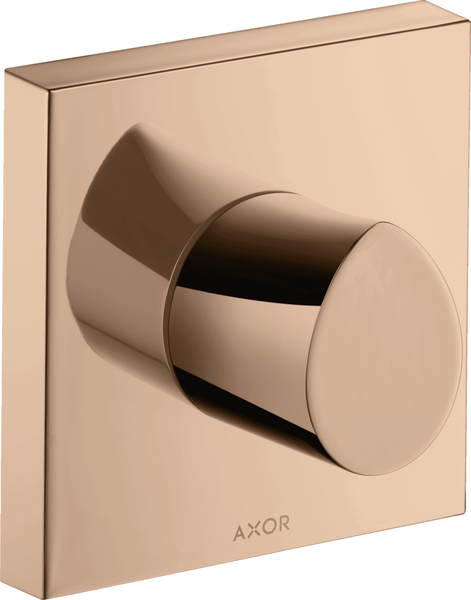 HANSGROHE AXOR Starck Organic Absperrventil 120/120 Unterputz #12771300 - Polished Red Gold