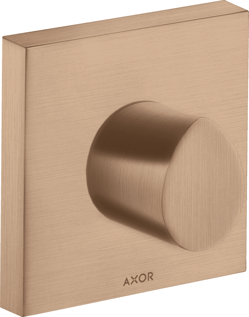 HANSGROHE AXOR Starck Organic Absperrventil 120/120 Unterputz #12771310 - Brushed Red Gold