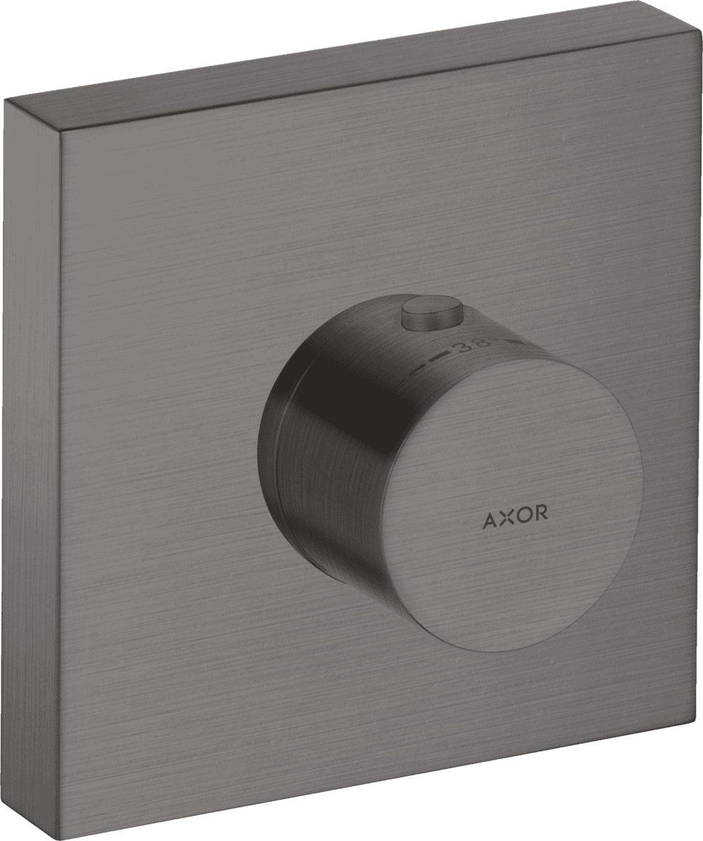 HANSGROHE AXOR ShowerSolutions Thermostatmodul 120/120 Unterputz eckig #10755340 - Brushed Black Chrome