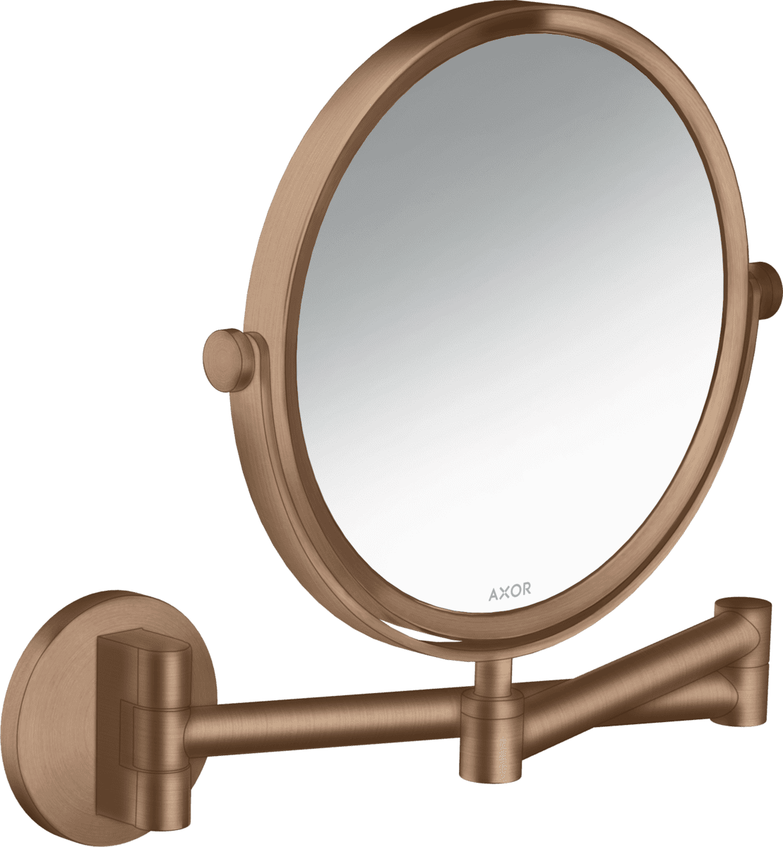 HANSGROHE AXOR Universal Circular Rasierspiegel #42849310 - Brushed Red Gold