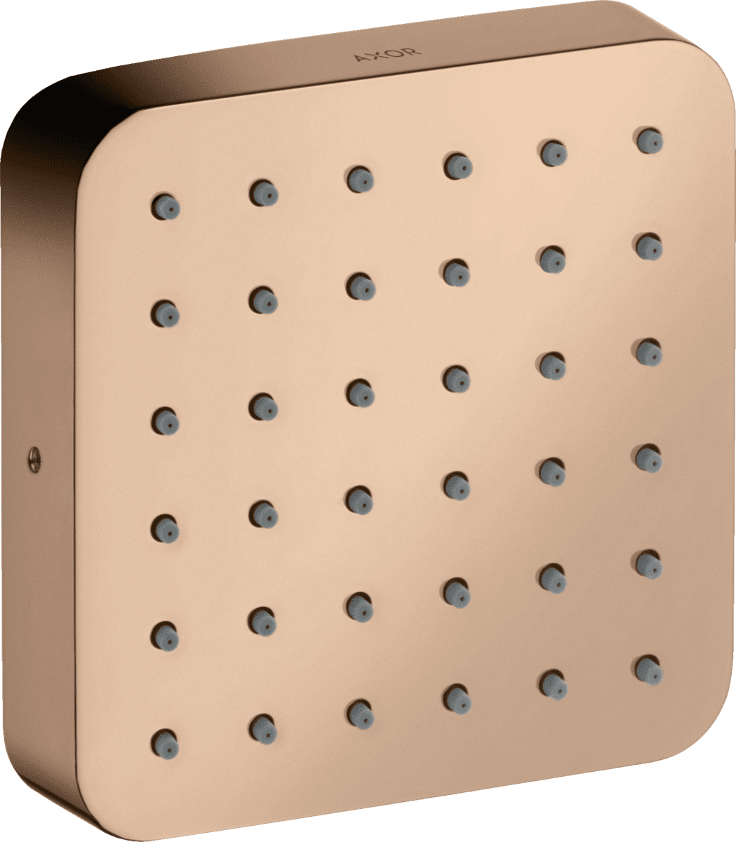 Зображення з  HANSGROHE AXOR Citterio E Shower module 120/120 for concealed installation softsquare #36822300 - Polished Red Gold