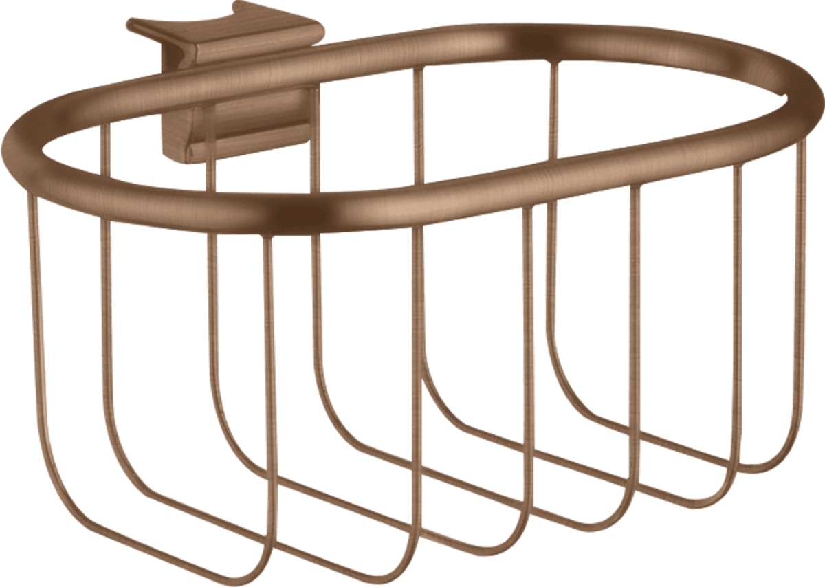 HANSGROHE AXOR Montreux Seifenkorb 160/83 #42066310 - Brushed Red Gold