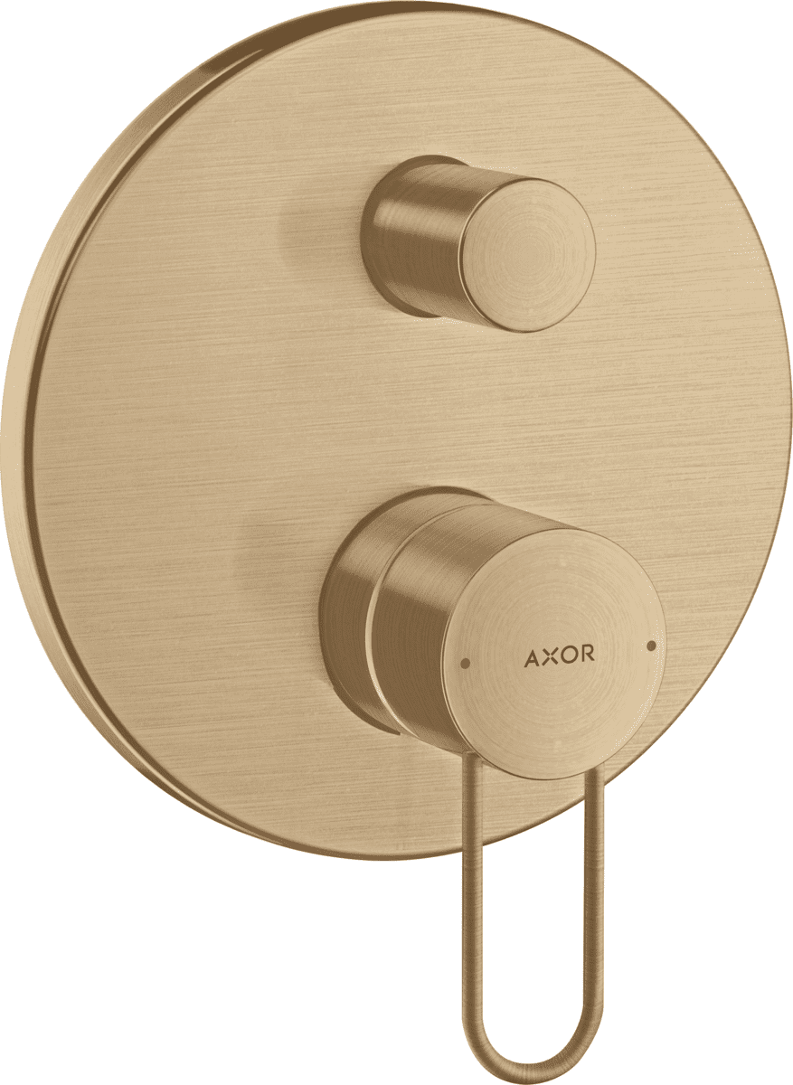 HANSGROHE AXOR Uno Einhebel-Wannenmischer Unterputz mit Bügelgriff #38426140 - Brushed Bronze