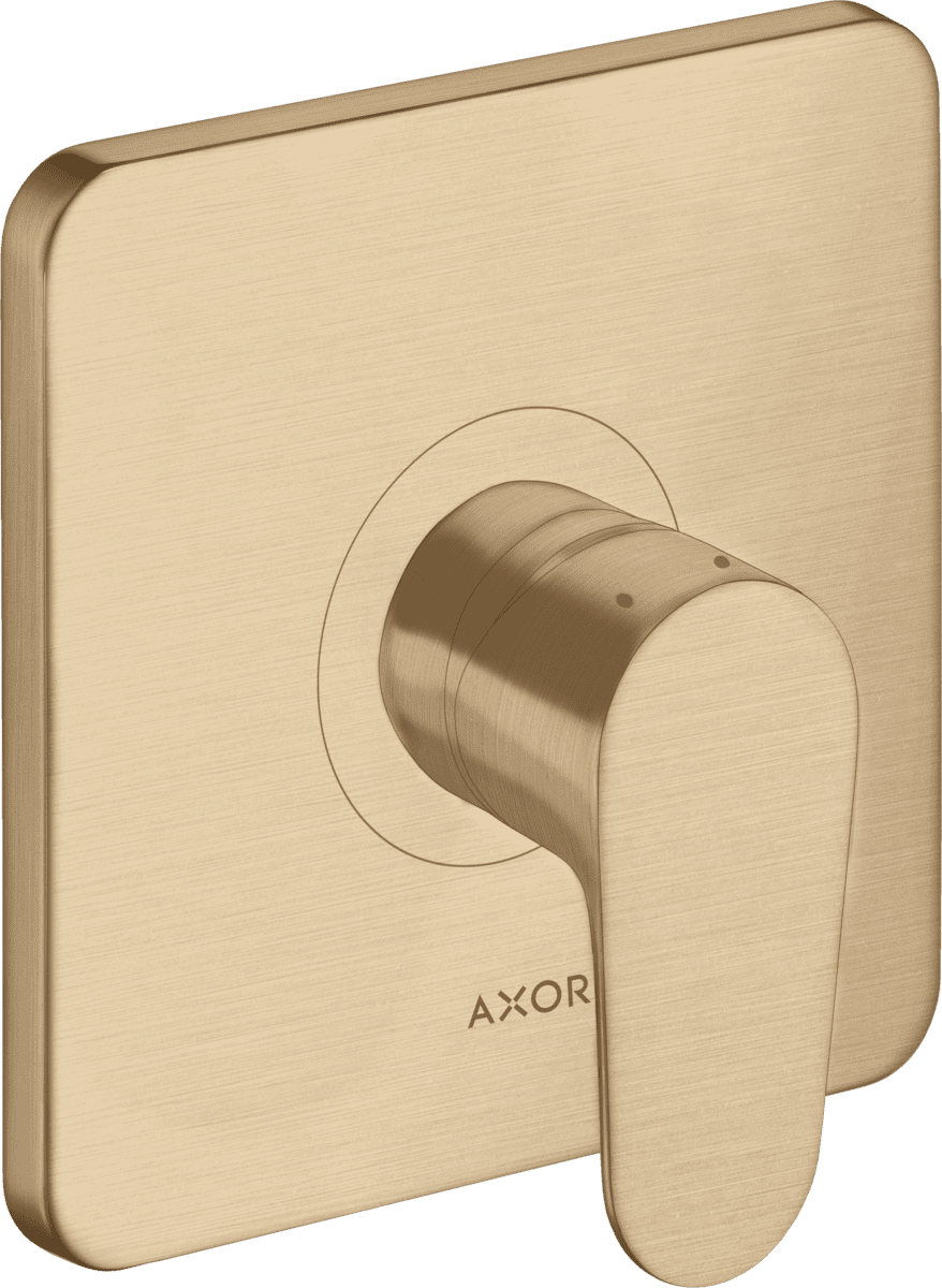 HANSGROHE AXOR Citterio M Tek kollu duş bataryası ankastre montaj için #34625140 - Mat Bronz resmi