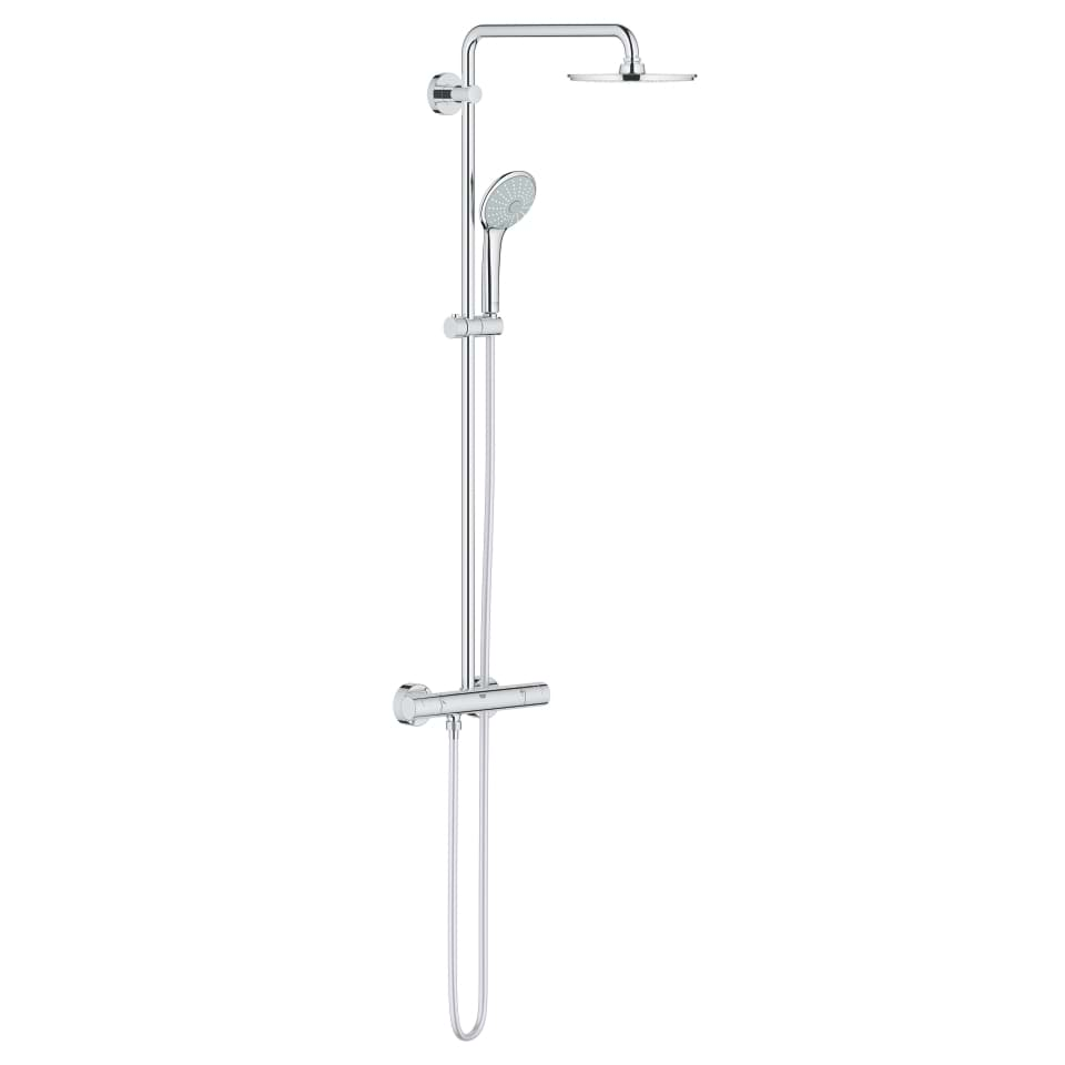 Bild von GROHE Euphoria System 210 Duschsystem mit Thermostatbatterie für die Wandmontage #27964000 - chrom