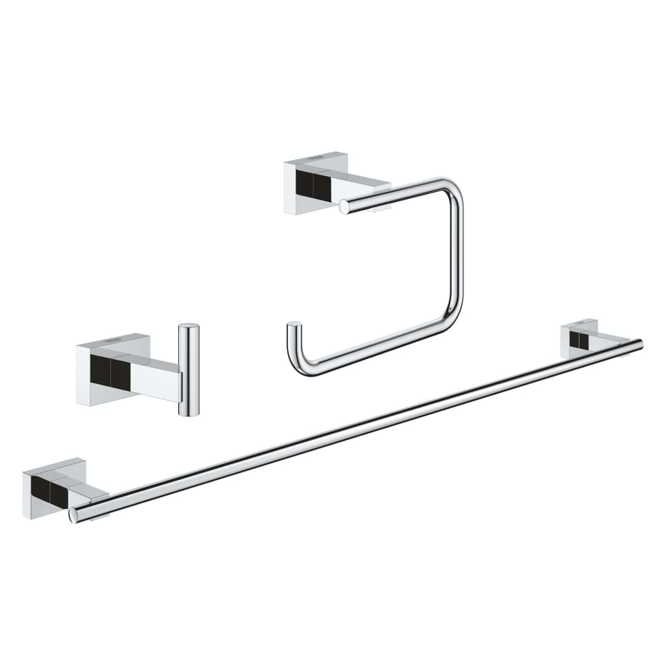 Bild von GROHE Essentials Cube Bad-Set 3 in 1 #40777001 - chrom