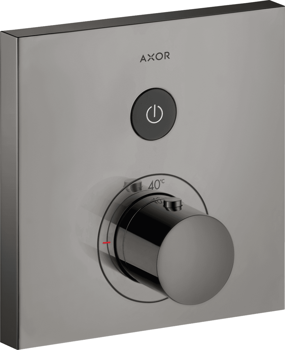 HANSGROHE AXOR ShowerSelect Thermostat Unterputz eckig für 1 Verbraucher #36714330 - Polished Black Chrome