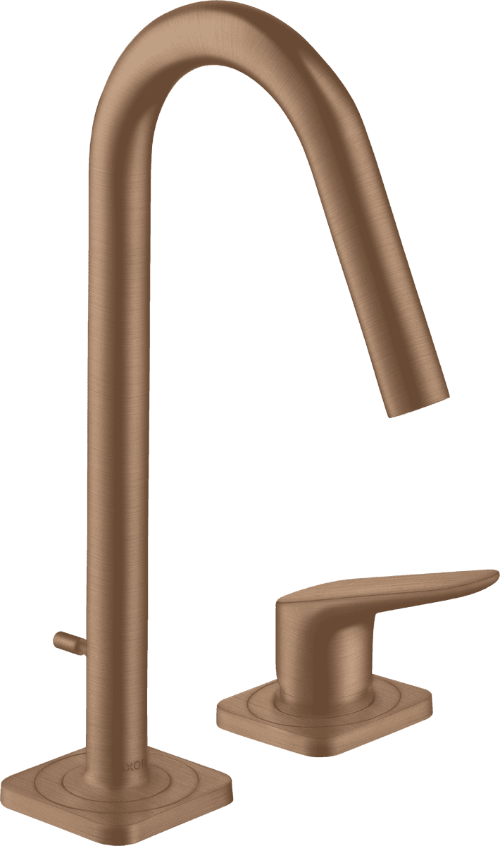 HANSGROHE AXOR Citterio M 2-Loch Waschtischmischer 160 mit Zugstangen-Ablaufgarnitur #34132310