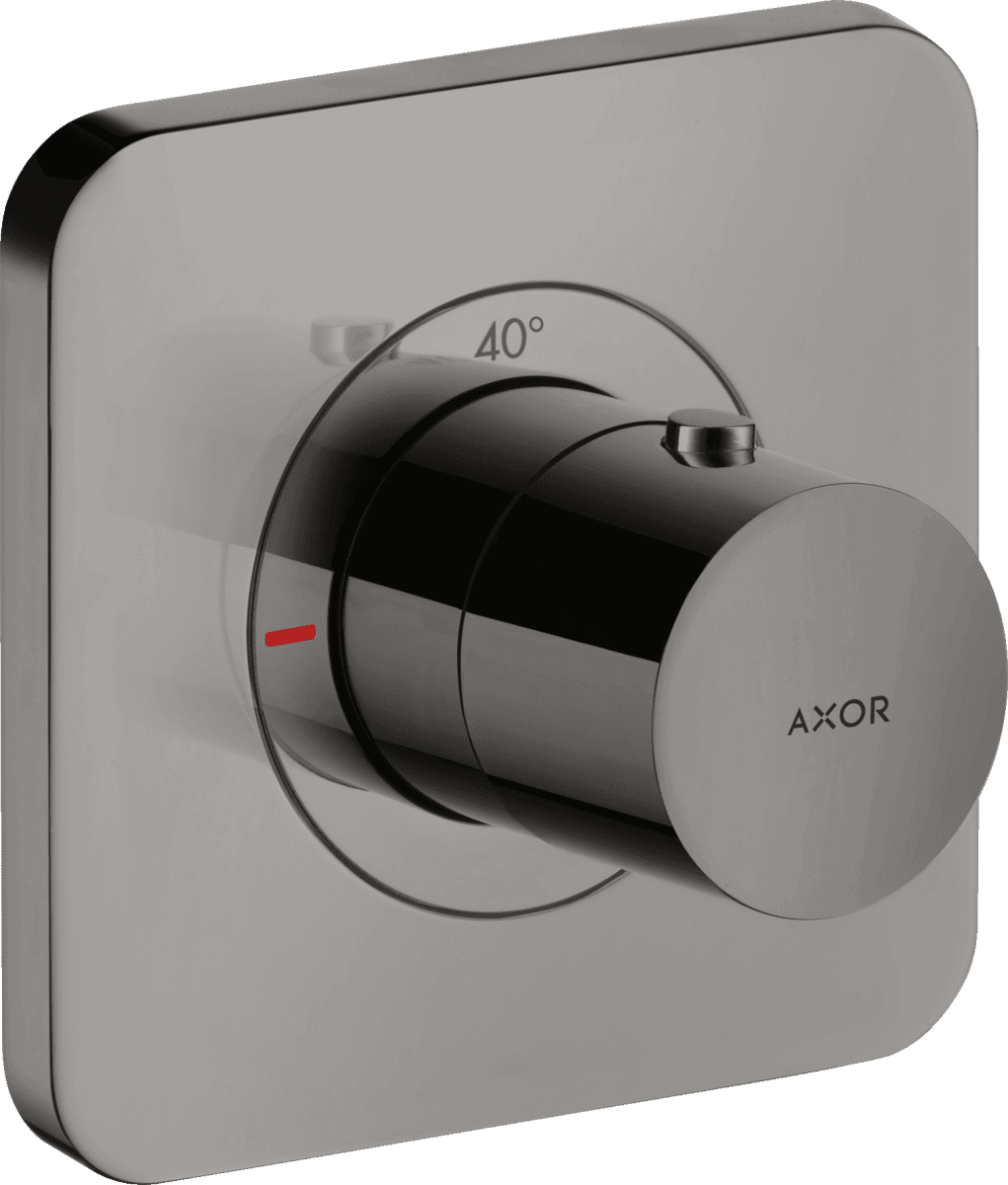 HANSGROHE AXOR Citterio E Thermostat 120/120 Unterputz #36702330 - Polished Black Chrome