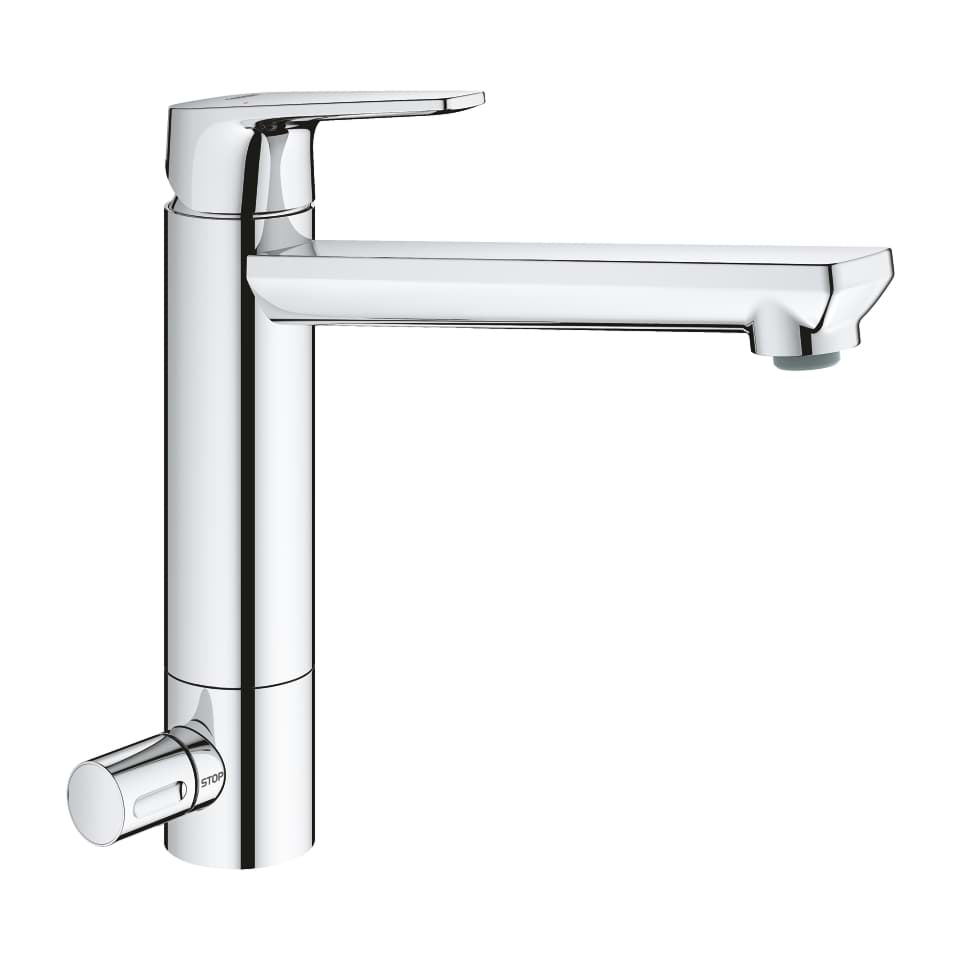 Picture of GROHE BauEdge single-lever sink mixer, 1/2″ #31696000 - chrome
