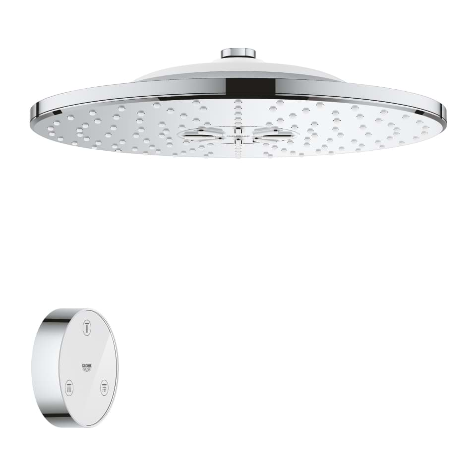 Bild von GROHE Rainshower SmartConnect 310 Kopfbrause 2 Strahlarten mit Fernbedienung #26641000 - chrom