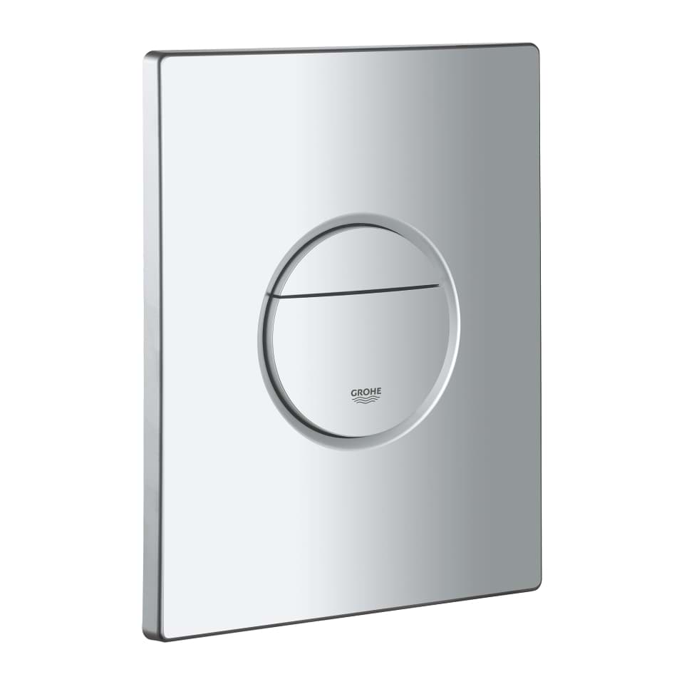 Picture of GROHE Cover plate with push-button #42375P00 - matt chrome