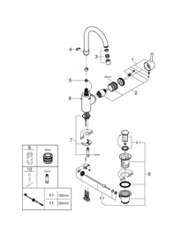 Bild von 32629002 Concetto Single-lever basin mixer 1/2″ L-Size