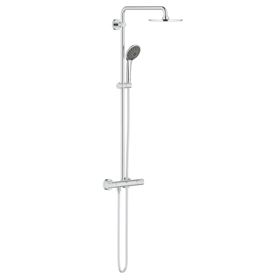 Picture of GROHE Vitalio Joy System 210 Shower system with thermostat for wall mounting Chrome #27965000
