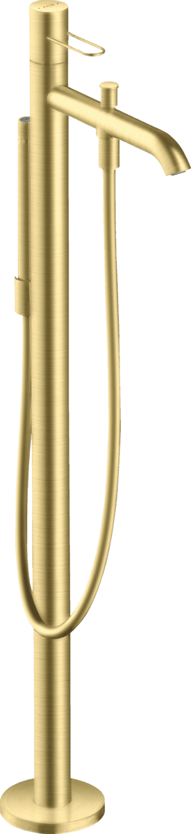 HANSGROHE AXOR Uno Einhebel-Wannenmischer bodenstehend mit Bügelgriff #38442950 - Brushed Brass