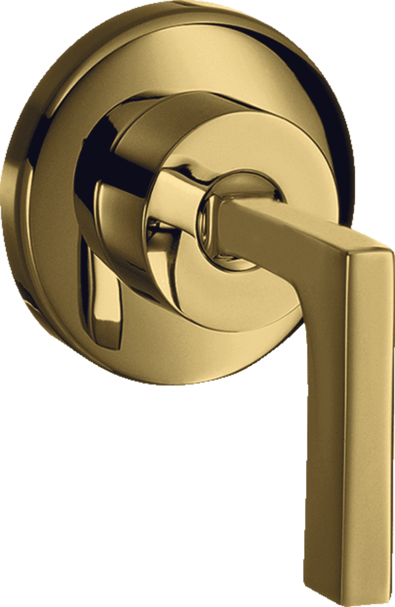 εικόνα του HANSGROHE AXOR Citterio Shut-off valve for concealed installation with lever handle #39960990 - Polished Gold Optic