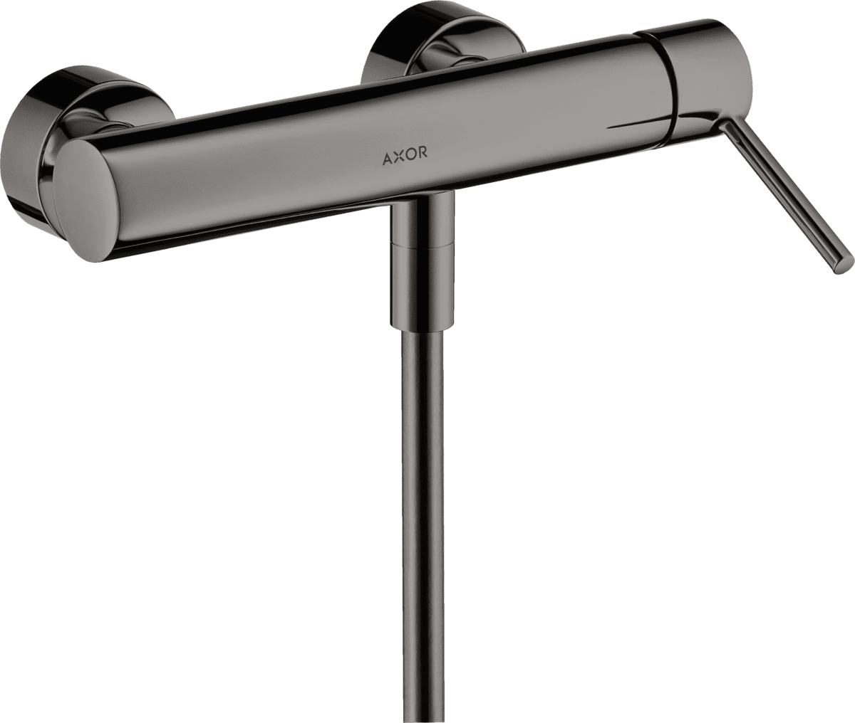 HANSGROHE AXOR Starck Einhebel-Brausemischer Aufputz mit Pingriff #10611330 - Polished Black Chrome